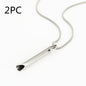 Adjustable Breathing Relieve Pressure Ornament Stainless Steel Decompression Necklace