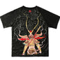 Embroidered Sun Wukong Retro Dragon T-Shirt