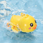 Bath Shower Baby Clockwork Swimming Children Play Water Cute Little Yellow Duck