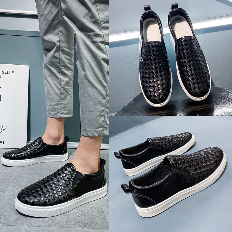 Large Men's Casual Shoes Board Woven Shoes