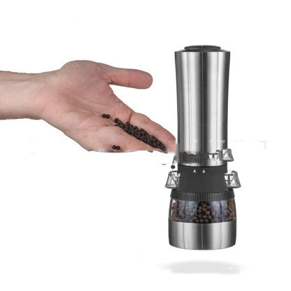 2 In1 Stainless Steel Pepper Grinder Kitchen Tools Portable