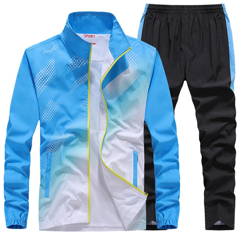 Men's Sportswear New Spring Autumn Piece Sets Man Sports