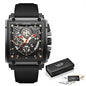 Men's Watch Square Multifunction Chronograph