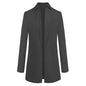 Long Wool Coat Warm Elegant Winter Coat Female Plus Size