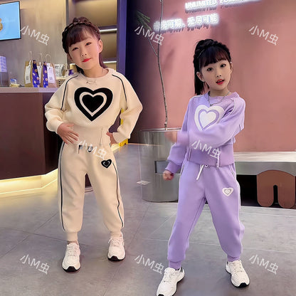 Suit Internet Celebrity Spring And Autumn Sports Western Style Fashion Children's Pants