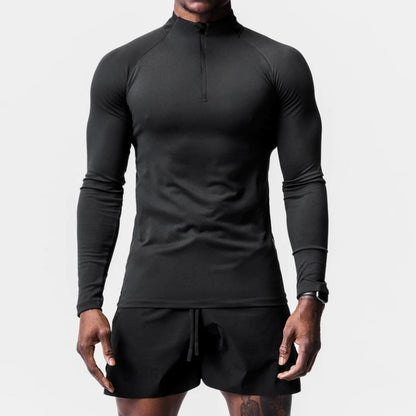 Sports Casual Quick-drying Workout Clothes Men's Running Long Sleeve T-shirt