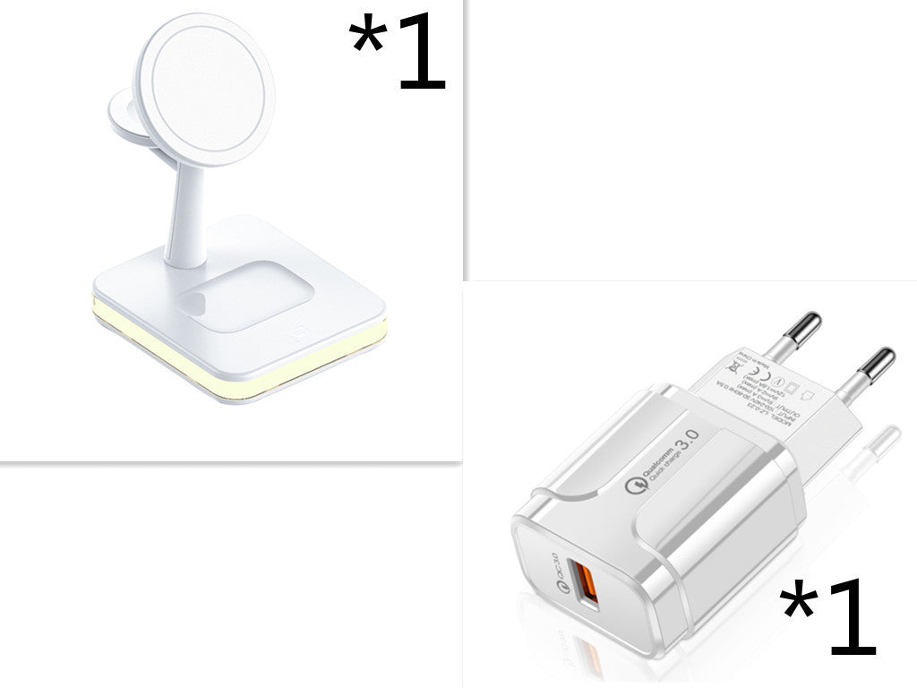 New Three-in-one Wireless Charger Magnetic Bracket