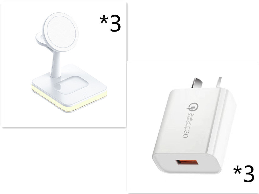 New Three-in-one Wireless Charger Magnetic Bracket