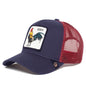 Animal Pattern Baseball Embroidery Summer Trucker Cap