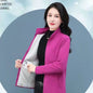 Women's Autumn And Winter Lamb Wool Stand Up Collar Cardigan Sweatshirt