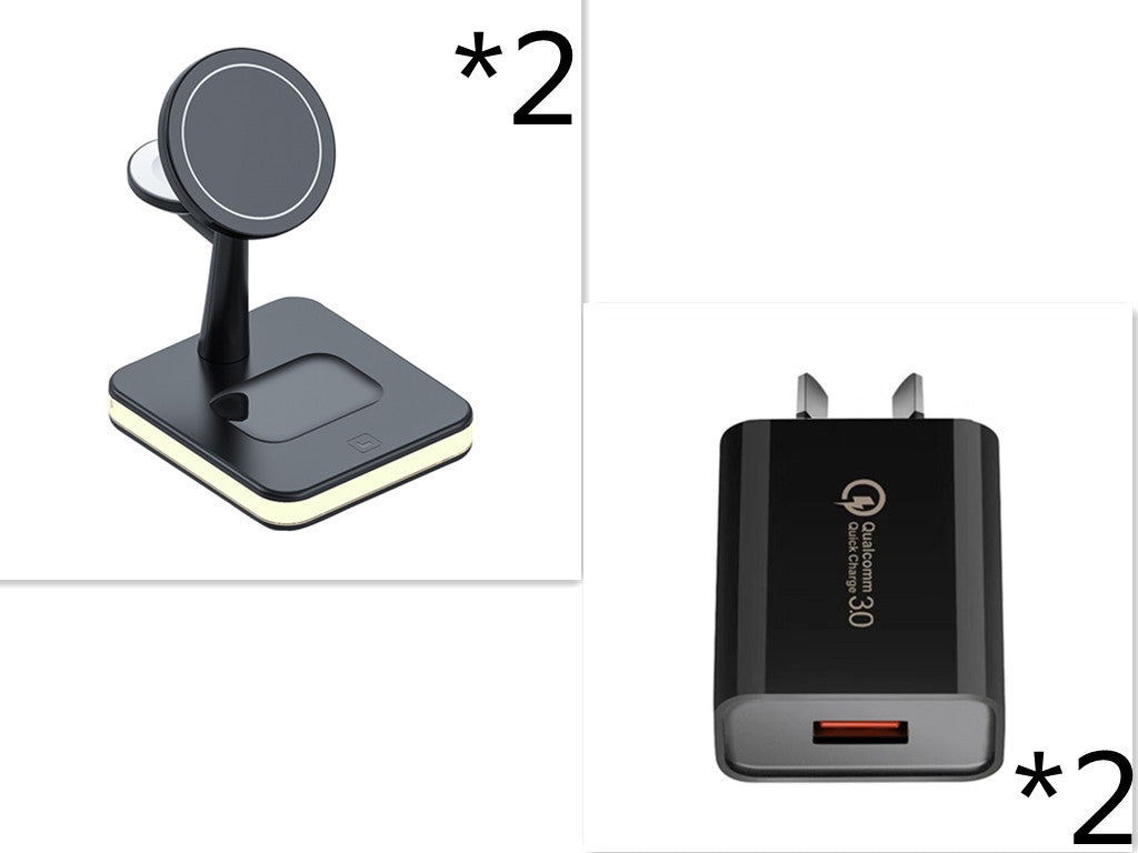 New Three-in-one Wireless Charger Magnetic Bracket