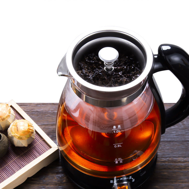 1L Automatic Steam Tea Maker Insulation Household Glass Electric Kettle