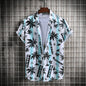 Shirt Hawaii Beach Short-sleeved Clothes 3D Digital Printing