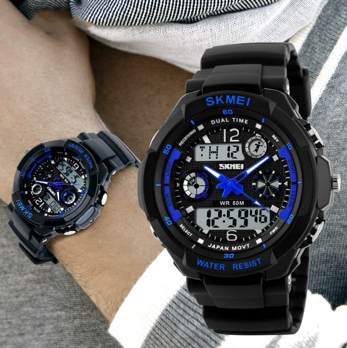 Multifunctional Waterproof Sports Student Electronic Watch