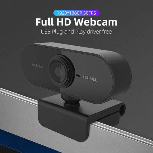 Full HD 1080p Webcam USB With Mic Mini Computer Camera,Flexible Rotatable , for Laptops, Desktop Webcam Camera Online Education