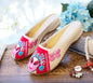 Women's Cloth Shoes Toe Cap Slippers Casual Summer