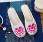 Women's Cloth Shoes Toe Cap Slippers Casual Summer