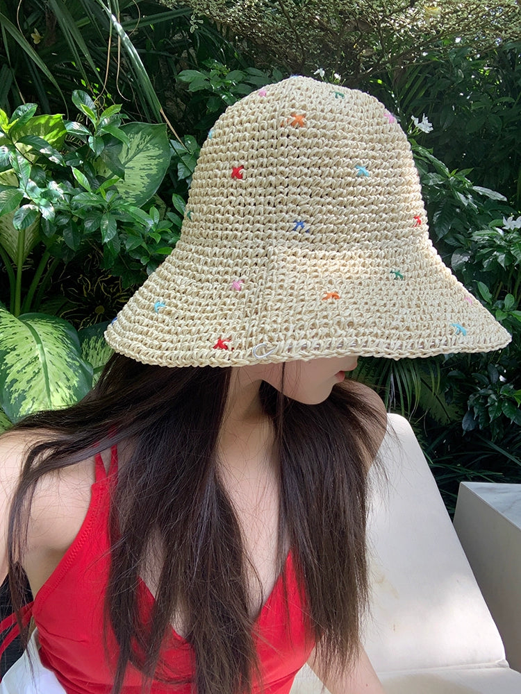 Sun Hat Niche Style Color Women's Summer Outdoor Straw Hat