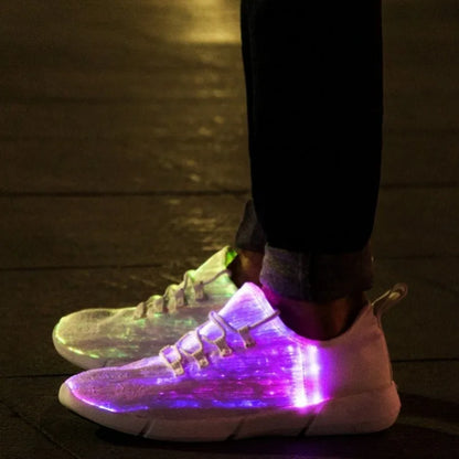 Boy Luminous Glowing Sneaker Light Up Shoes New Men Women Girls Kids LED Light Shoes Children Flashing  USB Recharge Shoes