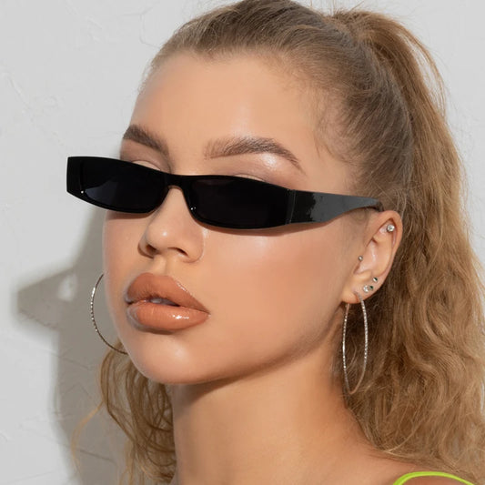 2024 Retro Rectangle Sunglasses Women Brand Designer Fashion Small Frame Sun Glasses For Female Trend Glasees Ladies UV400