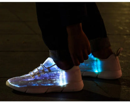 Boy Luminous Glowing Sneaker Light Up Shoes New Men Women Girls Kids LED Light Shoes Children Flashing  USB Recharge Shoes