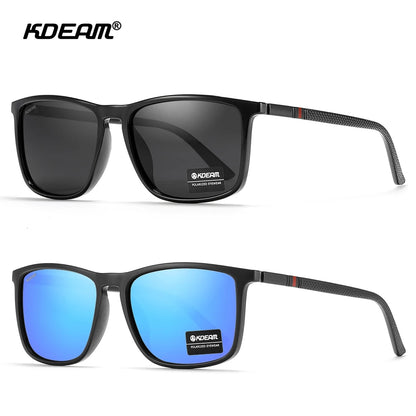 KDEAM 2022 New Luxury Polarized Sunglasses Men's Driving Shades Fishing Travel Golf Sunglass Male Sun Glasses CE