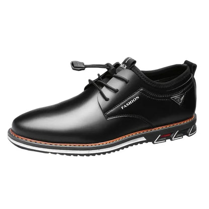 2023 British Casual Single Shoes Leather Shoes Formal Shoes New Men Shoes Leather Cowhide Leather Shoes Men Comfortable Low-top