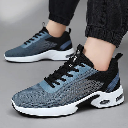 New Men's Sneakers Autumn Winter Male Shoes Breathable Mesh Sport Shoes Comfortable Fashion Men Plus Size Footwear