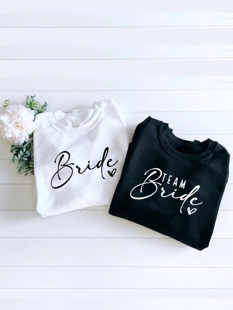 Bride & Team Bride Bridesmaid Sweatshirt Bridesmaid Proposal Maid of Honor Engagement Pullover Bride Sweater Bridesmaid Gifts