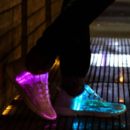 Boy Luminous Glowing Sneaker Light Up Shoes New Men Women Girls Kids LED Light Shoes Children Flashing  USB Recharge Shoes