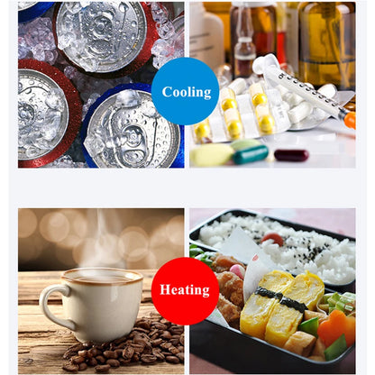 15L Car Home Mini Refrigerator Fridges DC12/24V Drink Cooler Heater Keep Warm Fresh for Car Home Pinic Camping 0~65 Degrees