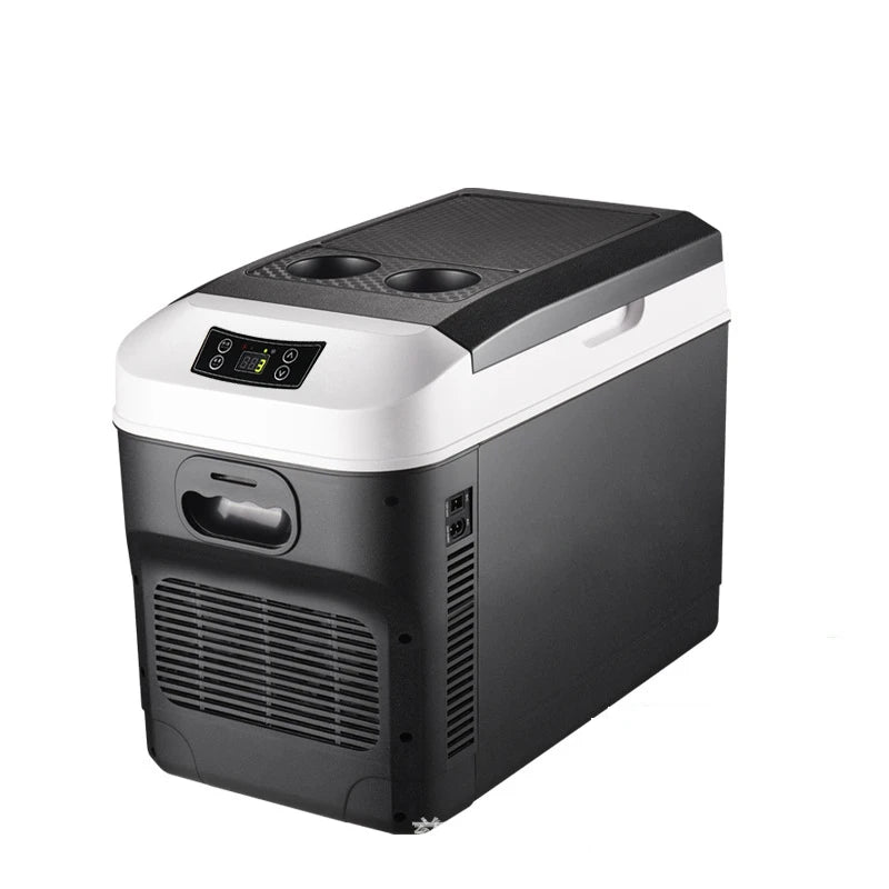15L Car Home Mini Refrigerator Fridges DC12/24V Drink Cooler Heater Keep Warm Fresh for Car Home Pinic Camping 0~65 Degrees