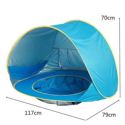 Baby Beach Tent Portable Shade Pool UV Protection Sun Shelter For Infant Outdoor Toys Child Swimming Pool Play House Tent Toys