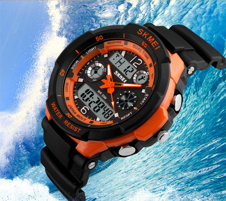 Multifunctional Waterproof Sports Student Electronic Watch