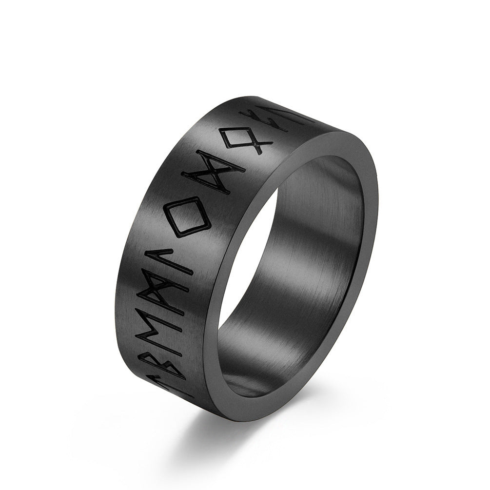 Titanium Steel Matte Brushed Ring Ring Men's And Women's Bracelets