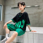 Clothes Handsome Trendy Short Sleeve Children's Clothing Summer Two-piece Suit