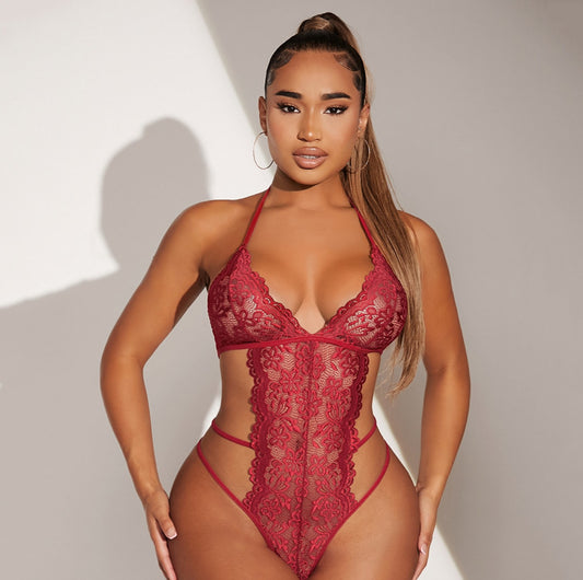 Women's Fashion Lace Underwear Jumpsuit