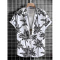 Shirt Hawaii Beach Short-sleeved Clothes 3D Digital Printing