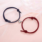 Simple Alloy Love Magnets Attracting Couple Bracelets