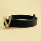 All-match Fashion Simple Pure Decorative Suit Pants Belt