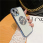 Diamond Ring Phone Case Diamond Electroplating Soft