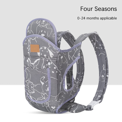 Multifunctional Baby Carrier With Breathable Front And Back In Summer